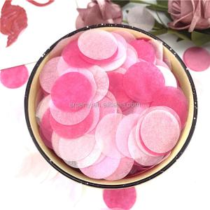 Wholesale Round Shaped Tissue Paper Confetti Party Poppers Biodegradable from china suppliers