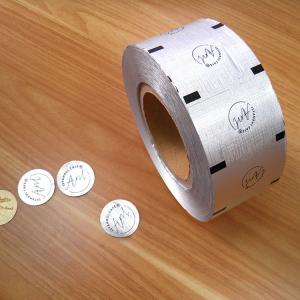 Wholesale 37mm Printed Nespresso Capsules Foil Lids 0.038mm Die Cut Lids Heat Seal from china suppliers