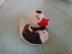 Toys Retail Superhero Rubber Ducks , Black Cool Rubber Duck For Promotion Gift