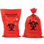 HDPE Biohazardous Waste Bags With Gravure Printing Customize Size
