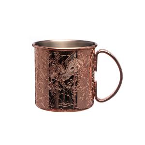 Wholesale 304 Stainless Steel Copper Mug Etch Design Customized Stainless Steel Wine Cup For Party from china suppliers