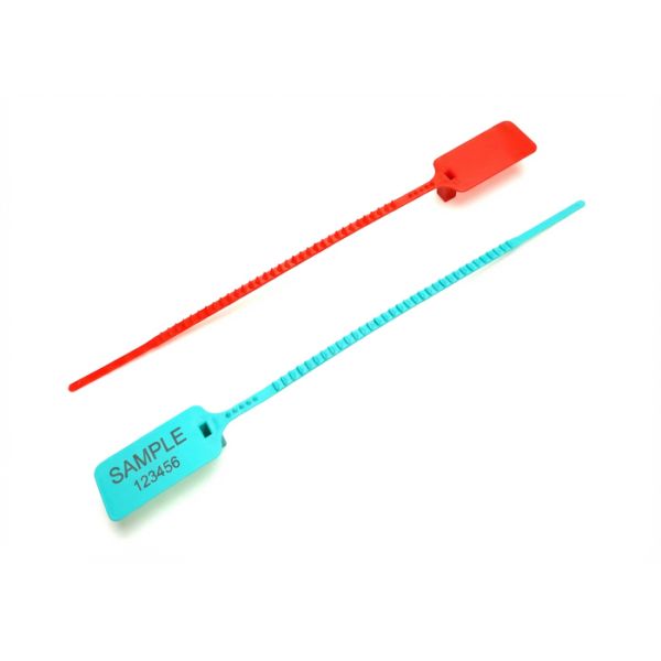 398N Tensile Strength Heavy Duty Plastic Seals For Tamper Evident Protection