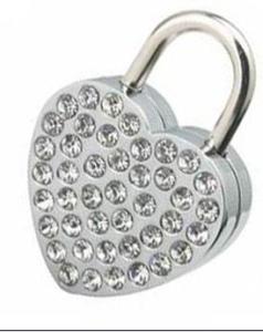 Wholesale Rhinestone Heart Shaped PadLocks from china suppliers