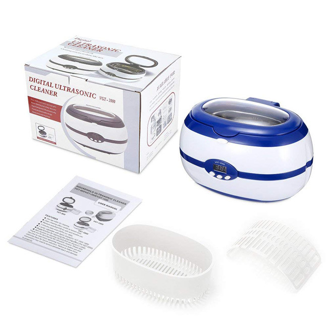 600ml SUS304 Ultrasonic Wash Tank 5 Timer Cycles With Degas