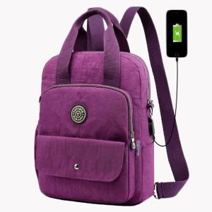 Wholesale Nylon USB Charging Stylish Travel Backpacks For Girl from china suppliers