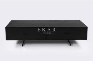 Wholesale Living Room Metal Legs Ash Wood Modern Coffee Table With Drawers from china suppliers