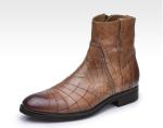 Winter Classic Mens Leather Casual Shoes Normal Size Lace Up Mens Suede Ankle