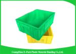 Top Plastic Solid Stacking Storage Bins , Agriculture Large Plastic Storage