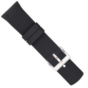 Wholesale ROHS Mens Rubber Watch Bands , Curved 22mm Elastic Watch Band from china suppliers