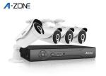 Metal Bullet IP CCTV Camera Kits 4CH 2Mp Small Cctv Camera Kits 1/2.7" CMOS