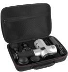Thermoformed EVA Massage Gun Case , Zipper Hard Storage Carrying Case
