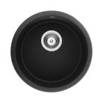 black granite kitchen sink round bowl