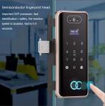 Intelligent G5S Glass Door Lock The Perfect Combination of Technology and