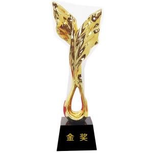 Wholesale Wing Honor Height 11 Inch Resin Trophy Cup Simple Modern Design from china suppliers