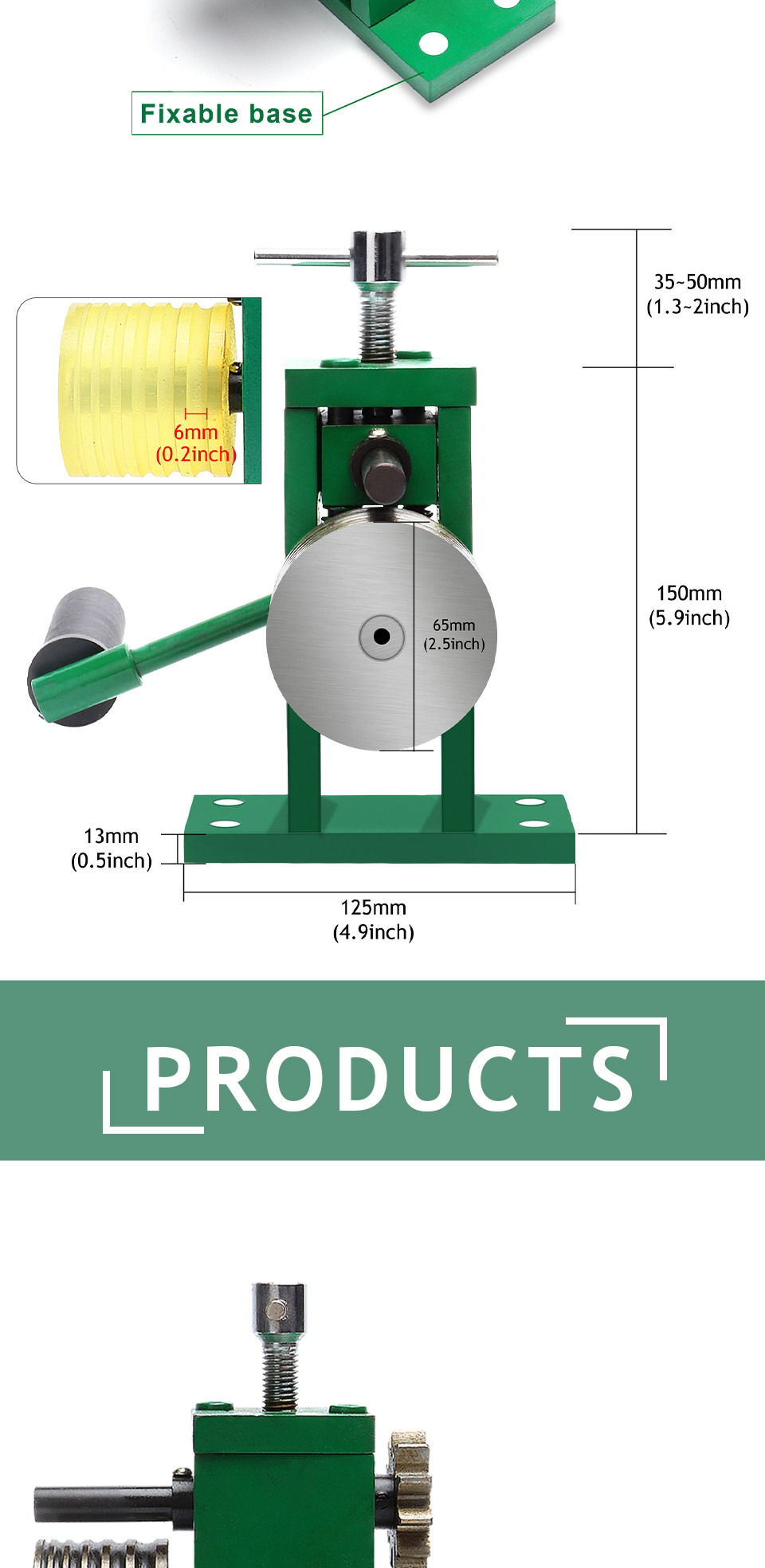 65mm Rolling Mills Machines For Bending Work Crafts Making Processing