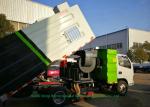 Outdoor DFAC Road Cleaning Vehicle , Street Washing Truck With 5000L Refuse 800L