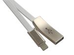 Hot Sale 1m 2m 3m Zinc alloy Stainless Steel Charger 8 pin Usb cable for Iphone