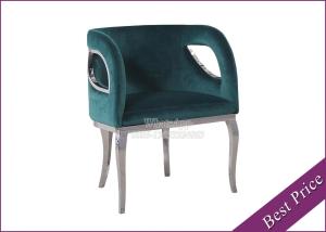 Wholesale Velvet Dining Chair With Chrome Legs In Furniture Manufacturer (YS-11) from china suppliers