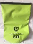 Green Sport Waterproof Bag , Beach Water Resistant Backpack With 10L Capacity