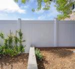 American Style High Quality Privacy Pvc Plastic Vinyl Fence