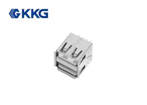 Wholesale 30V DC USB Female Socket , Dual 3.0 Socket 180 Degree Usb Connector from china suppliers