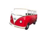 Industrial Vintage Car Shape Booth Red Car Booth