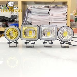 Wholesale Aluminum White Yellow Flashing 12V 24V Motorcycle Spotlight RGB Ring LED Fog Light from china suppliers