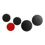 Black Rfid Garment Tags Acid - Alkali Resistant For Laundry Management