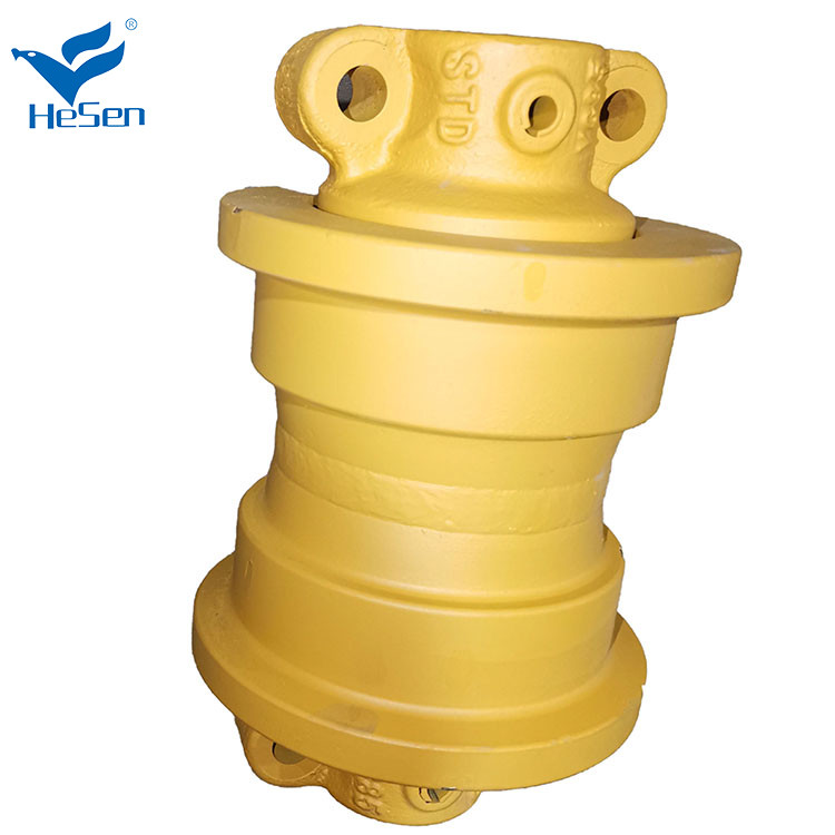 Excavator Flanged Track Rollers YC85 Single Flange OEM Rollers