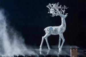 Wholesale Metal Outdoor Deer Sculptures Public Art Decorative For Shop from china suppliers