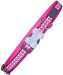 Adjustable Soft Nylon Dog Collar , Soft Webbing Reflective Pet Collars