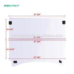 Tinted Acrylic Golf Cart Folding Windshield For EZGO RXV