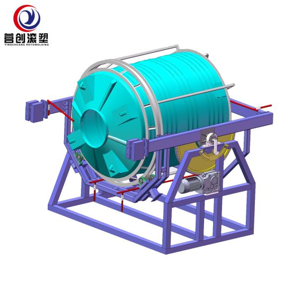 Customizable Building Plastic Tank Making Machine 220V/380V Power Supply PLC Control System