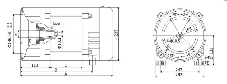 8KW High Efficiency High Output Alternator Single Phase GFA13-8.0 Model