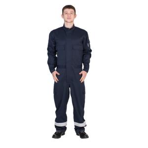 Wholesale Industrial Oil Field 310gsm Fire Resistant Coveralls With Reflective Tape from china suppliers