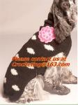 Multicolor wool knit dog coat pet sweater, knit dog coat, wool dog sweat, High