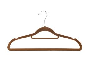 Wholesale Children's Coat Slim Velvet Hangers Contoured Shoulders Portable from china suppliers