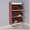 Buy cheap Three Layer Reversible 25 Pairs MDF Shoe Wooden Cabinet from wholesalers