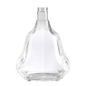 Wholesale 500ml Clear Crystal Glass Liquor Bottle with Customized Logo Design from china suppliers