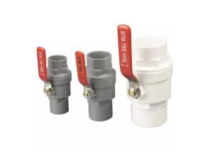 Wholesale 1/2&quot;- 4&quot; ABS Chrome Insert PVC Two Pieces Ball Valve Stainless Steel Handle from china suppliers