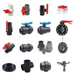 Agricultural Irrigation System PVC Ball Valve Male Female Threaded Valve 1/2"