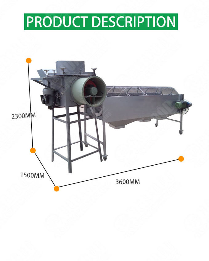 800KG/Hr Automatic Food Processing Machines Peeled Garlic Color Sorter Machine