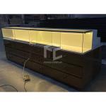 Plywood Eyewear Display Stand For Vape Shop Furniture