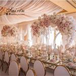 Cheap Wedding Event centerpiece White display flower stand for table decoration
