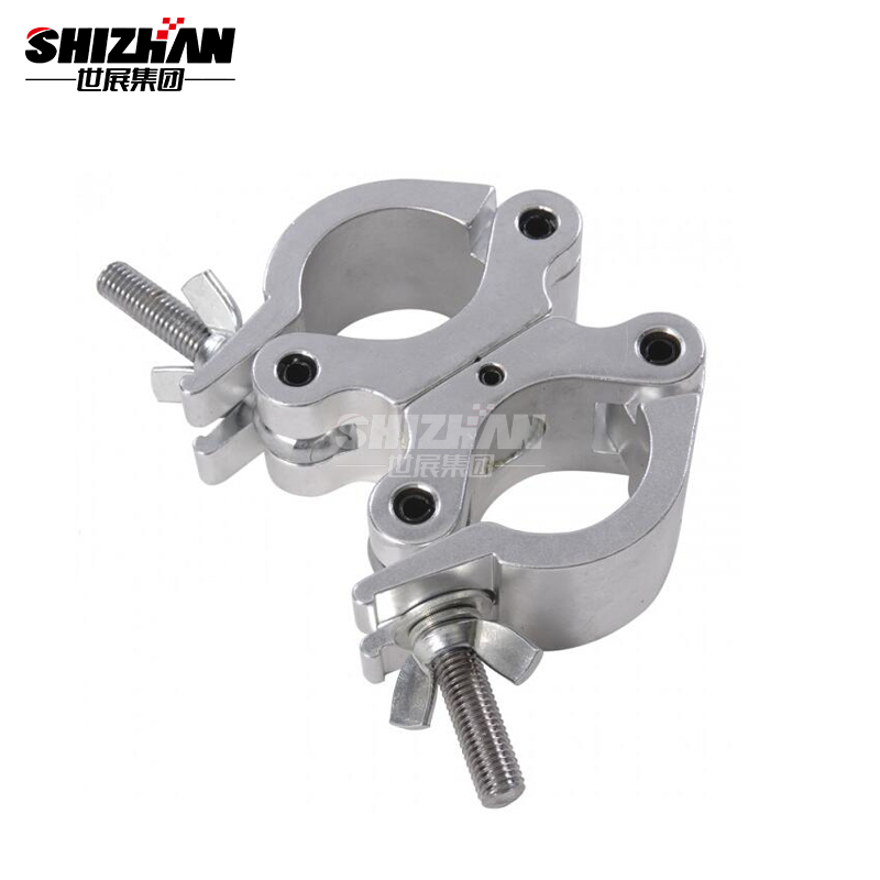 event accessories aluminum double swivel jr stage truss pipe clamp