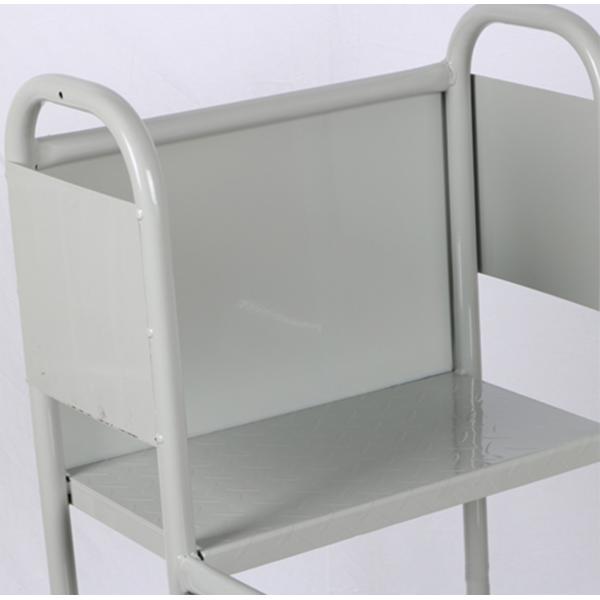 Supermarket Movable Easy Climb Rolling Platform Ladders 3 Steps High Stability