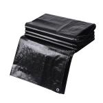 Coated Sun Resistant PE Black Tarpaulin for Cars Wear-Resistant Water-Proof Dust