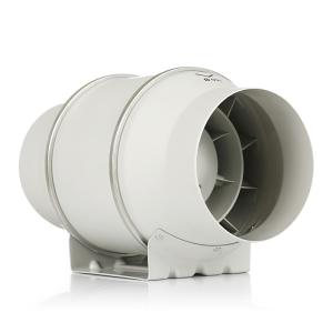 Wholesale 4 inch 100mm Register Booster Fan Inline Duct Fan for Building Material Shops in White from china suppliers