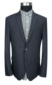 Wholesale Business Mens Slim Fit Tailored Suit Blazer European Size Dark Gery Color from china suppliers