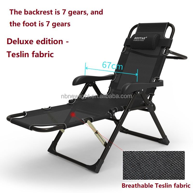 Metal Outdoor Furniture Zero Gravity Beach Lounge Chair for Sunbathing and Napping